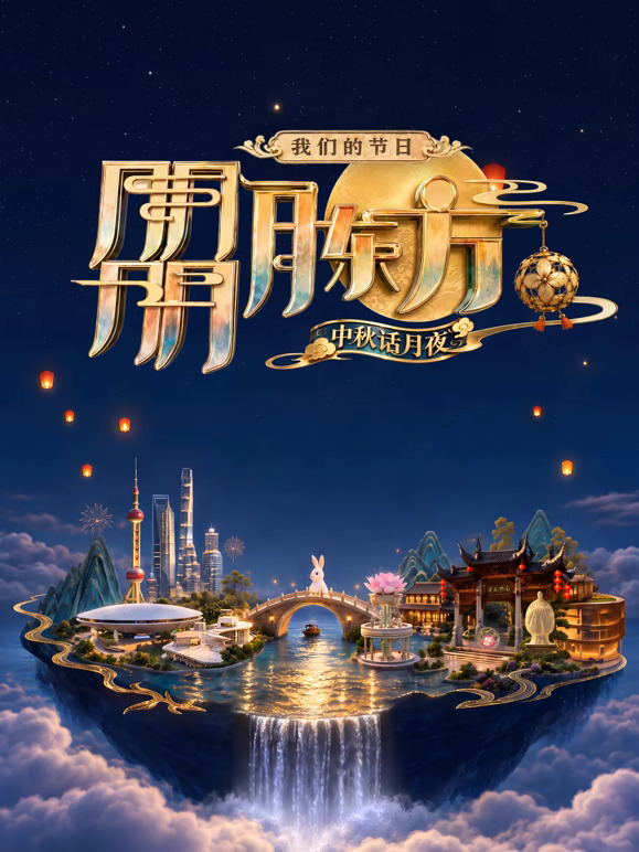 我们的节日·朤月东方——中秋话月夜海报